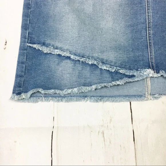INC International Concepts Tulip-Hem Jean Skirt - Picture 7 of 8